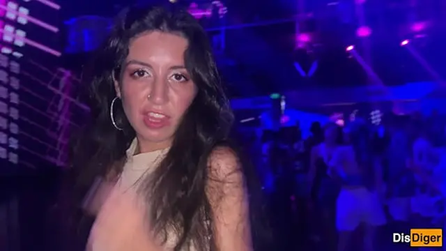 Horny🥵 woman consents to sex in the club bathroom