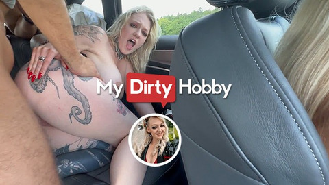 Rough ride culminates in frenzied genital grinding and unrelenting butt🍑-banging