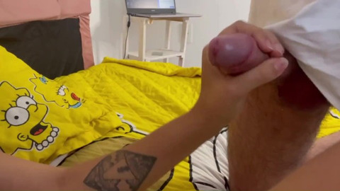 Friend helps with morning pleasure