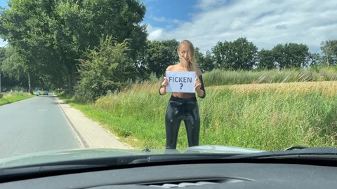 Boy whore lets strangers publicly fuck her hard