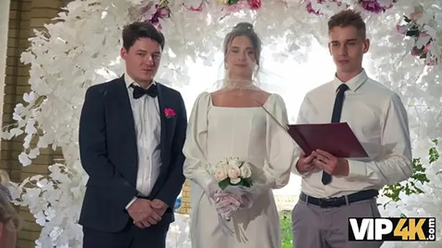 VIP4K Bride Hard Fucked and Anal👌 Cumshot with Guests Watching