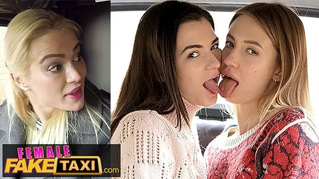 Fancy Taxi 2: Sexy Lesbians Orgasm💦 in a London Cab