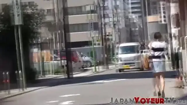 Teen girls urinating outside in the open