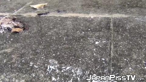Caught Peeing Publicly by Japanese Teens