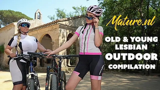 Old & Young Lesbians Outdoor Passion Compilation