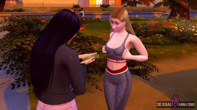 Paying Athlete to Have Lesbian Sex in Public - Sexual Hot Animations