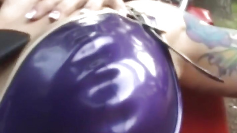 PussyCatsLatex.com - Outdoor latex domination and submission play