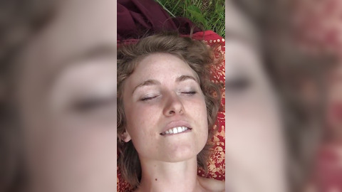 Blonde Babe Close Up Cum Face