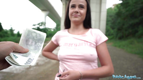 Public Agent - Getting my balls drained by hot women outdoors