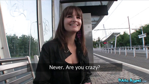 Public Agent - Those Heavenly Big Natural Boobs Deserve the Fucking They Get