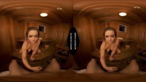 BRAZZERS - Sultry Kimber Woods Turns The Heat Up In The Sauna For A Wet And Wild Anal Ride