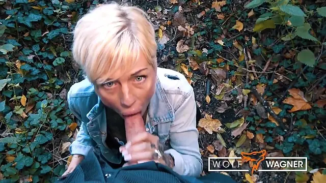 Public POV Pickup: Blonde Milf from Germany