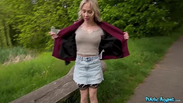 Blonde Agent loses control with a steamy POV fuck