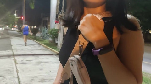 Succubus on the Street Wiling to Do Anything for Modeling Fame