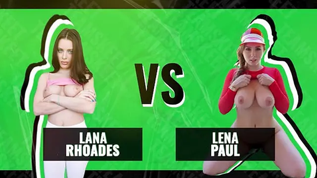 Big Boobs Bash - Lana Rhoades vs Lena Paul - Ultimate Tit Tango